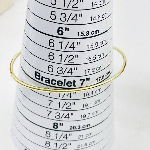 Skinny Cuff Bracelets Lot of 3 Gold Tone Rhinestone Accents Classic Career Gift - Picture 14 of 14